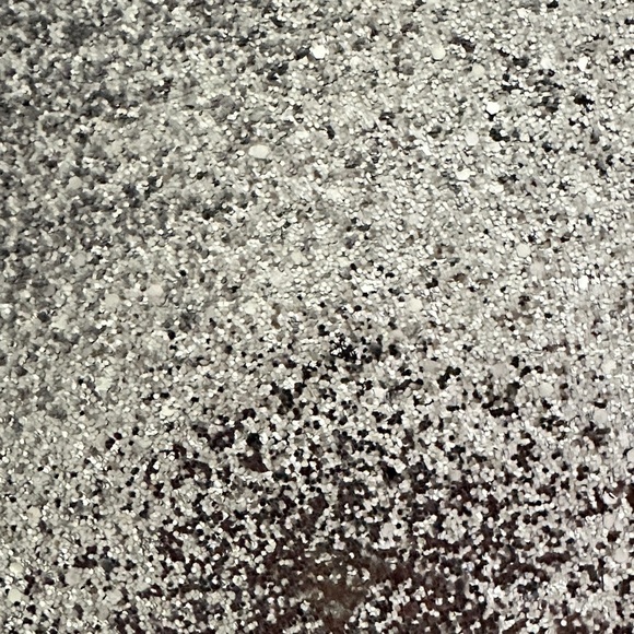 H&M Glitter Silver Glitter Envelope Clutch - Picture 7 of 9